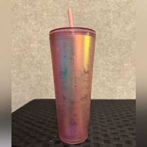 🎄Starbucks 24oz Pink Christmas Tumbler🎄